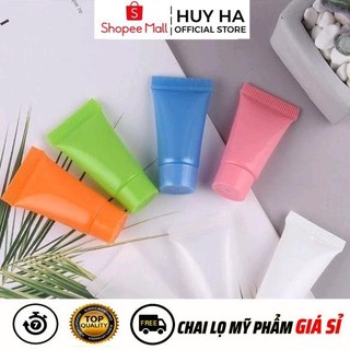 [Sỉ Siêu Rẻ] Tuýp Chiết Mỹ Phẩm Tube Nhựa 8ml,10ml Đựng Kem  HUHA