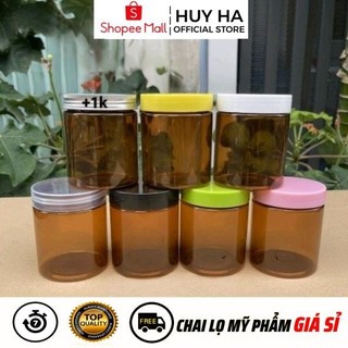 Hủ Hộp Đựng Kem Nhựa Pet Đựng Kem 250g Chiết Mỹ Phẩm, Thực Phẩm, Đồ Khô, Ngũ Cốc  HUHA