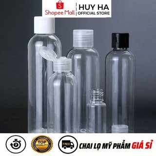 [Sỉ Siêu Rẻ] Chai Lọ Nhựa Nắp Bật [10ml - 250ml] Đựng Dầu Gội, Sữa Tắm, Chiết Mỹ Phẩm HUHA