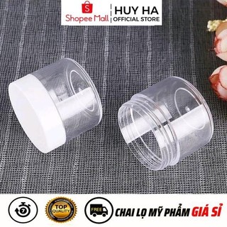 Hủ Hộp Đựng Kem Nhựa 20g Nắp Trắng Chiết Mỹ Phẩm , Phụ Kiện Du Lịch  HUHA