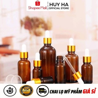 Chai Lọ Chiết Serum Đựng Tinh Dầu 5ml,10ml Dày Bóp Giọt Chiết Serum , Phụ Kiện Du Lịch  HUY HA COSMETIC PACKAGING