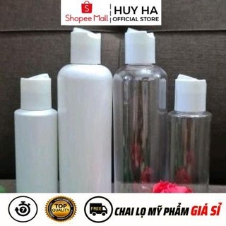 [Sỉ Siêu Rẻ] Chai Lọ Chiết Mĩ Phẩm Nhựa Pet Nắp Nhấn 150ml,200ml,250ml Chiết Mỹ Phẩm  HUHA