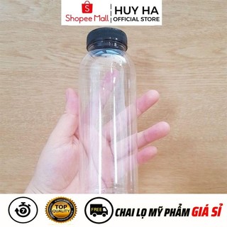 [Sỉ Siêu Rẻ] Chai Nhựa Tròn 100ml, 330ml Đựng Chè Dưỡng Nhan, Sữa Chua, Trà Sữa, Mỹ Phẩm,. HUY HA COSMETIC PACKAGING