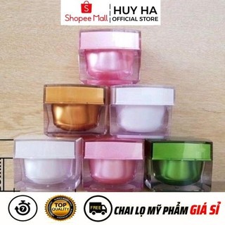 Hủ Hộp Đựng Kem Nhựa Vuông 30g 50g g30 g50 Chiết Mỹ Phẩm, Phụ Kiện Du Lịch  HUHA