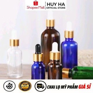 Chai Lọ Chiết Serum [5ml,10ml,15ml,20ml,30ml,50ml,100ml] Đựng Tinh Dầu Bóp Giọt HUY HA COSMETIC PACKAGING