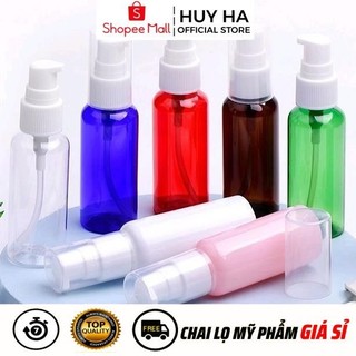 [Sỉ Siêu Rẻ] Chai Lọ Chiết Mĩ Phẩm Nhựa Pet Xịt Giọt 10ml,20ml,30ml Chiết Mỹ Phẩm  HUHA