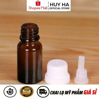 Chai Lọ Chiết Serum [5ml,10ml] Đựng Tinh Dầu Thủy Tinh Nắp Vặn Nhỏ Giọt HUHA