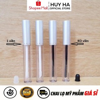 [Sỉ Siêu Rẻ] Vỏ Lip Môi, Mascara 5ml Nắp Bạc Đựng Son Kem, Dầu Dừa, Mỹ Phẩm, Tinh Chất  HUHA