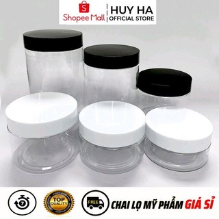 Hủ Hộp Đựng Kem Nhựa Pet 30g 50g 100g Chiết Mỹ Phẩm , Phụ Kiện Du Lịch  HUHA
