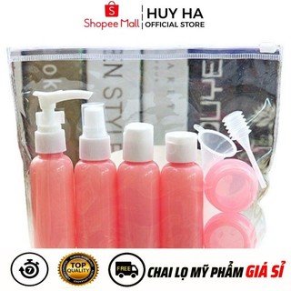 Bộ Chiết Mĩ Phẩm Nhựa Pet 30ml,50ml,100ml Chiết Mỹ Phẩm Du Lịch  HUHA