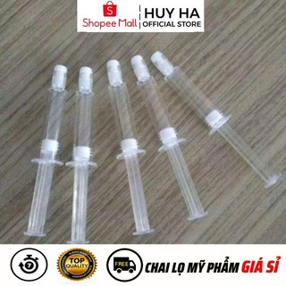  Ống Xilanh Chiết Serum Collagen 1ml,2ml,3ml,5ml,10ml, Phụ Kiện Du Lịch Tiện Lợi HUY HA COSMETIC PACKAGING
