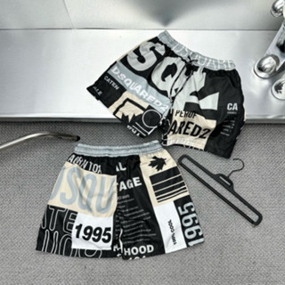 1 Quần Short Gió Nam DSQ In Hoạ Tiết Chữ Báo Graffiti 3D Cạp Chun Dây Rút .Quần Đùi Siêu Cấp Dành Cho Boy Phố Đi Biển 2