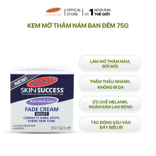 [02/04/24] Kem dưỡng trắng sáng da ban đêm, mờ thâm nám - tàn nhang Palmer's 75g