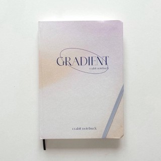 Sổ tay A5 CRABIT Gradient Trắng ruột chấm dot 130gsm ghi chép, làm bullet journal, quà tặng độc đáo