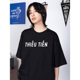 TA Áo Thun Tay Lỡ Cotton Su Unisex Wioops, Áo Phông Nam Nữ Form Rộng Basic Oversize Phong Cách Đường Phố - Thiếu