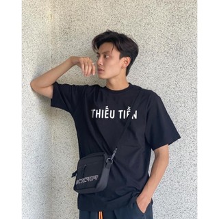 HT Áo Thun Tay Lỡ Cotton Su Unisex Wioops, Áo Phông Nam Nữ Form Rộng Basic Oversize Phong Cách Đường Phố - Thiếu