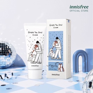 [Mã COSIF12 giảm 10% đơn 400K] [Green Holidays 2022] Kem dưỡng ẩm trà xanh innisfree Green Tea Seed Cream 50 mL