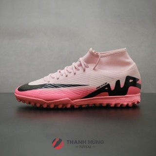 GIÀY ĐÁ BÓNG CHÍNH HÃNG NIKE ZOOM MERCURIAL SUPERFLY 9 ACADEMY TF - DJ5629-601 - HỒNG/ĐEN