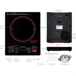 [Free Ship] Bếp Hồng Ngoại Sanaky SNK-2101/22A Bảo Hành Điện Tử Chính Hãng 12 Tháng Toàn Quốc
