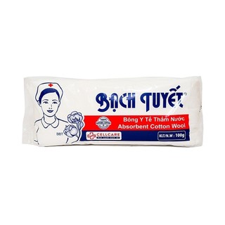 Bông y tế Bạch Tuyết thấm nước (100g)