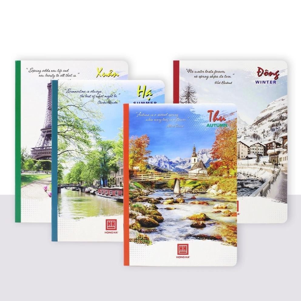 [Lốc 10 cuốn] Vở kẻ ngang 72 trang Hồng Hà 1004