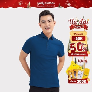 Áo thun polo nam YODY vải cotton cao cấp thoáng mát thoải mái APM5421