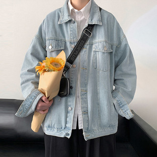 Áo jean khoác denim basic nam nữ unisex dáng rộng áo jacket denim nam nữ phong cách Hàn Quốc K522