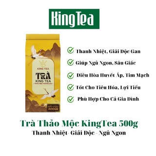 Trà thảo mộc kingtea 500g - trà thảo mộc tự nhiên giúp thanh nhiệt - mát gan - ngủ ngon và sâu giấc