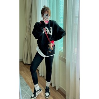 Quần legging cotton Bee Mon màu đen cho Mẹ size S / M / L