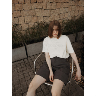 COCO SIN - Áo Thun Nude Thêu CCS