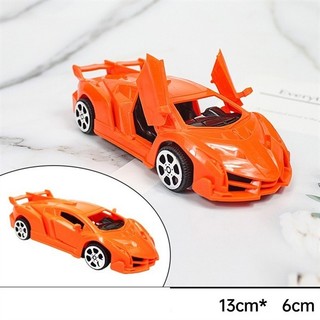 Trang trí xe Porsche nhựa màu cam