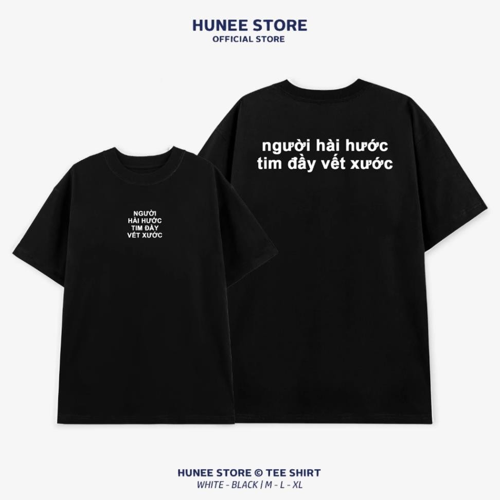 Áo Thun Tay Lỡ Nam Nữ Cotton Unisex , Áo Phông Cổ Tròn Hài Hước  Form Rộng Basic Oversize - Người Hài Hước UT