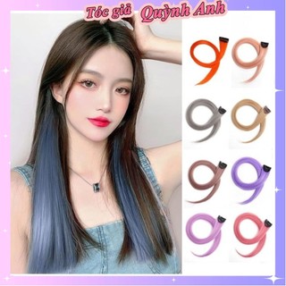 Tóc giả kẹp Highlight phong cách Hàn Quốc, tóc light giả nhiều màu cá tính S01KL02 Tép tóc thẳng