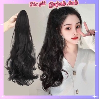 Kẹp ngoạm xoăn đuôi hot hit 2024 Kẹp ngoạm tóc giả xoăn sóng Tóc kẹp xoăn tự nhiên S01NG44