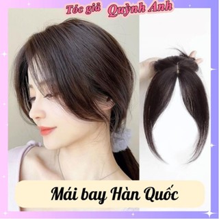 Kẹp Mái Bay Hàn Quốc Mái Giả 2 Bên MA01 Tóc Giả Nữ Kẹp Mái Thưa Thon Gọn Mặt, Cài Là Xinh, Dễ Thương, Đáng Yêu