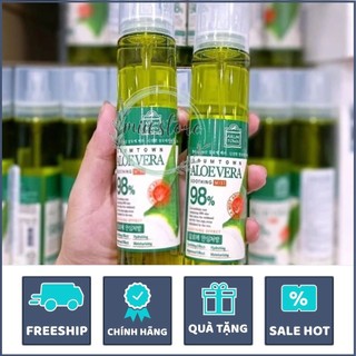 > xịt khoáng lô hội arum town aloe vera soothing mist 98% 150ml