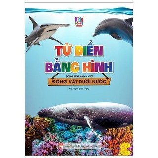 Sách - từ điển bằng hình - song ngữ anh-việt - động vật dưới nước - vt