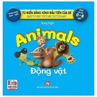Sách - từ điển bằng hình đầu tiên của bé -động vật - vt