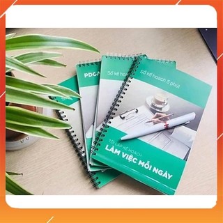 Combo 4 sổ kế hoạch 5 phút