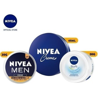 Bộ 3 Kem dưỡng chăm sóc da NIVEA (89054+80102+83923)