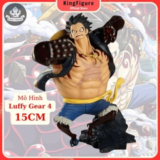 Mô hình luffy gear 4 hắc haki 15cm mô hình one piece cao cấp, figure mô hình anmie one piece luffy vua hải tặc