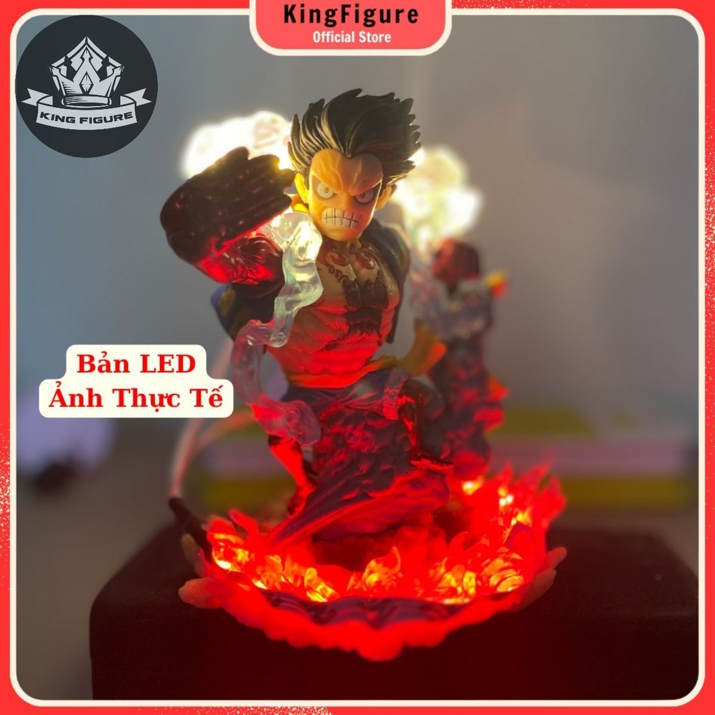 Mô Hình Luffy Gear 4 Hầu Vương Pháo 13cm Mô hình One Piece Cao Cấp, Figure Mô Hình Anmie One Piece L