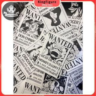 100 poster truy nã one piece kingfigure mô hình one piece cao cấp, figure mô hình anmie one piece luffy
