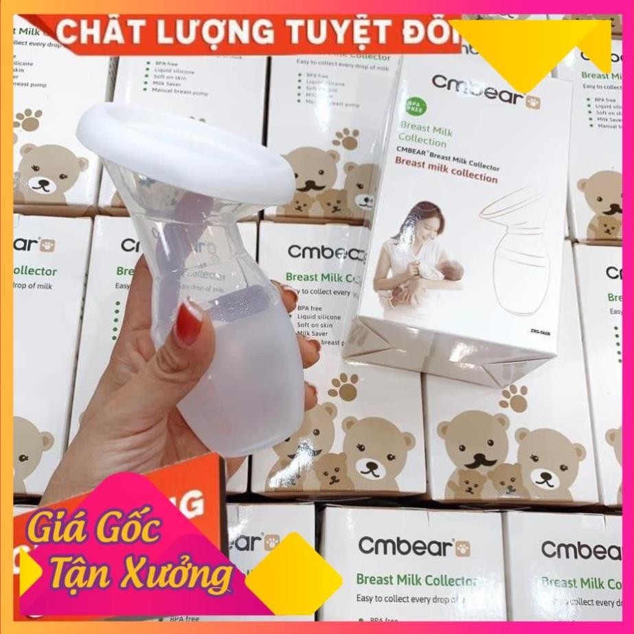 Cốc hứng sữa Cmbear Phễu hứng sữa Cmbear Silicon an toàn và tiện lợi