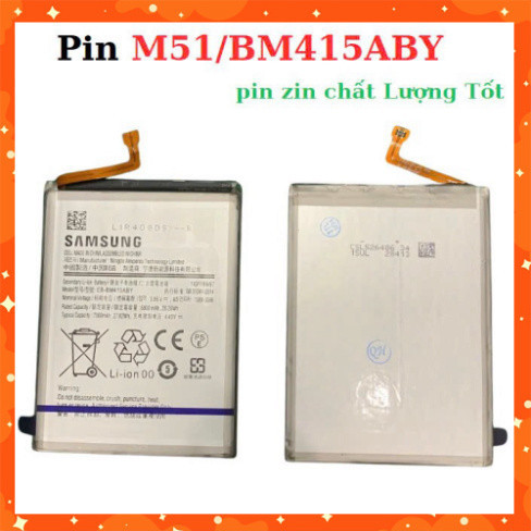 Pin samsung M51/BM415ABY,pin mới zin ,thay thế