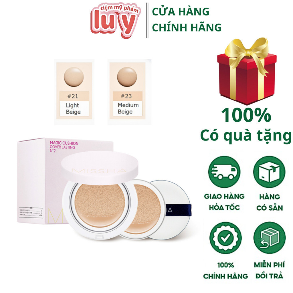 Phấn nước 3CE Fitting Mesh Cushion Hồng M Magic Cushion SPF50+ PA+++ Refill Set SPF40 PA+++ 11g