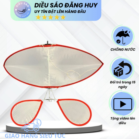 Diều sáo mini 2m giá rẻ diều sáo lắp ghép giá rẻ 1m 1m5 2m 2m5 3m - có đeo được sáo ,diều đại trà [ 