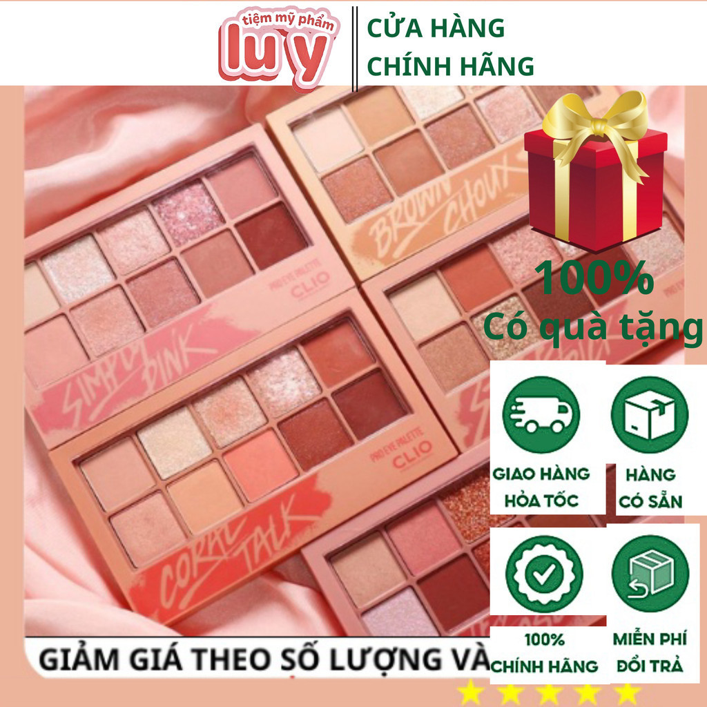 Bảng phấn mắt Clio Pro Eye Palette