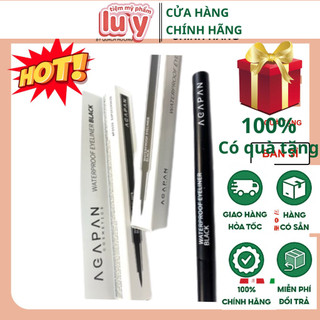 Kẻ mắt dạ không lem, không trôi Agapan Waterproof Eyeliner Black
