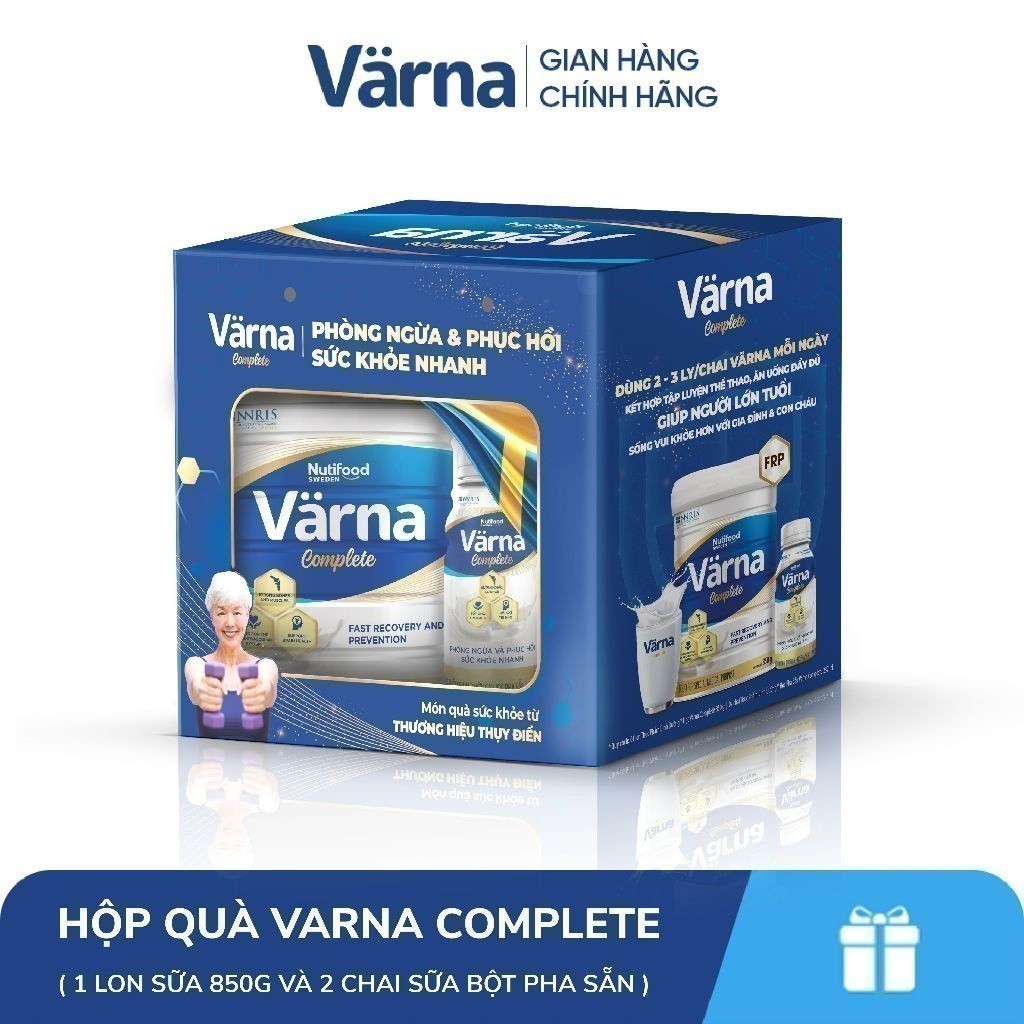 Hộp quà Varna Complete (1 Lon 850g và 2 chai SBPS)